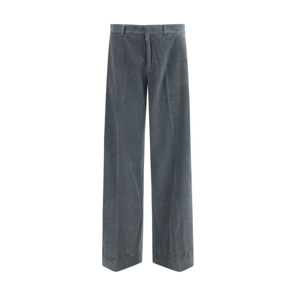 Magliano Gray Cotton Casual Men's Pants